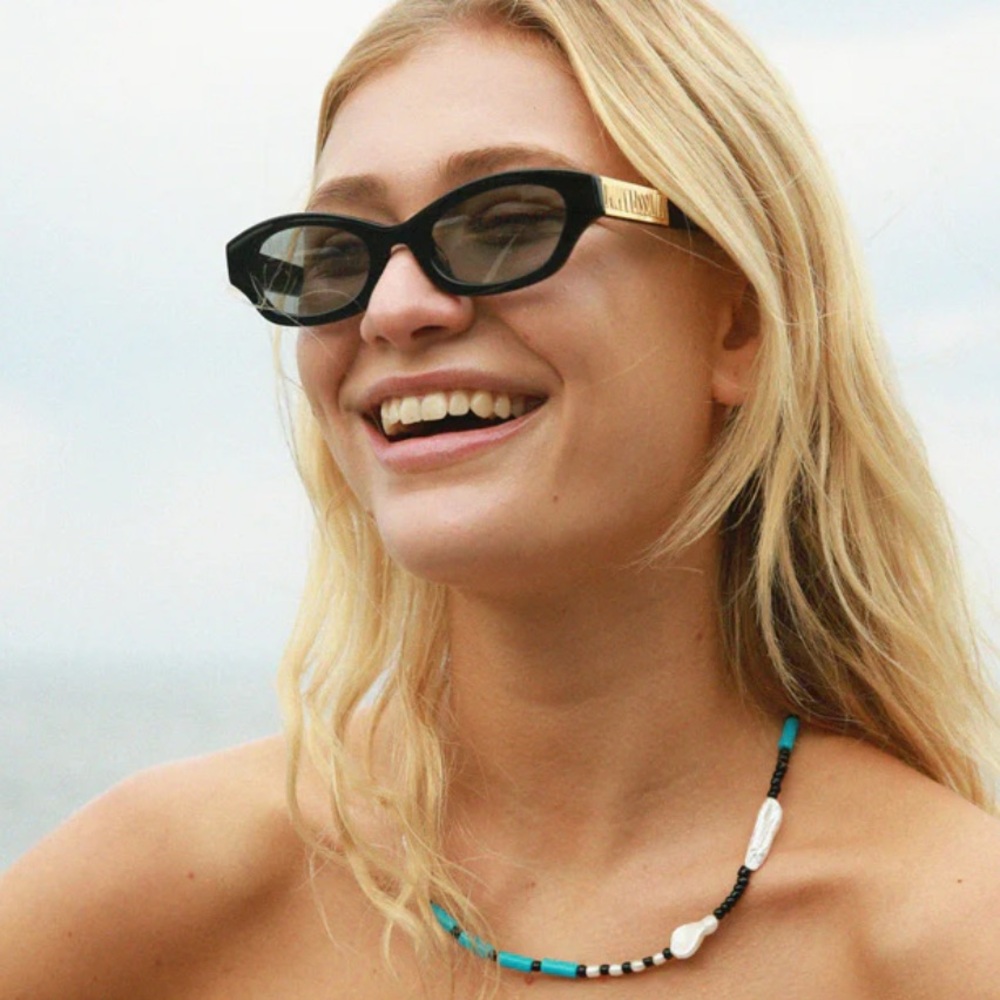 Poppy Lissiman Courtney sunglasses in black